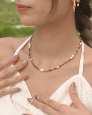 Autumn Soul - Crystal Beaded Necklace